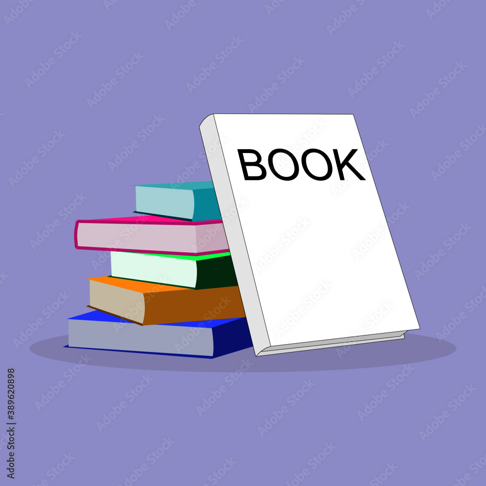 Fototapeta premium flat icon Isometric book 