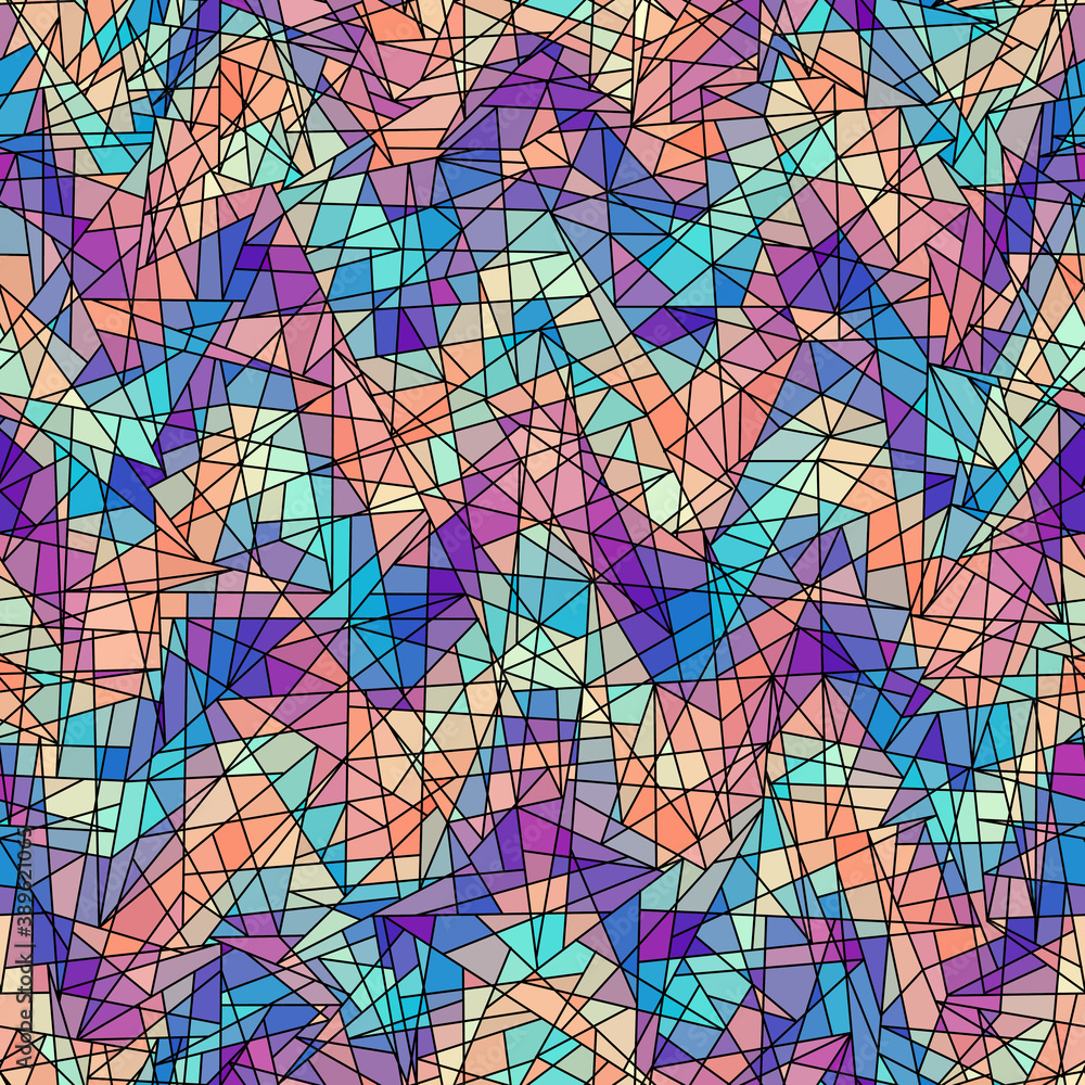 Seamless mosaic art pattern. Abstract art background.. Vector image. Seamless mosaic art pattern. Abstract art background.. Vector image.