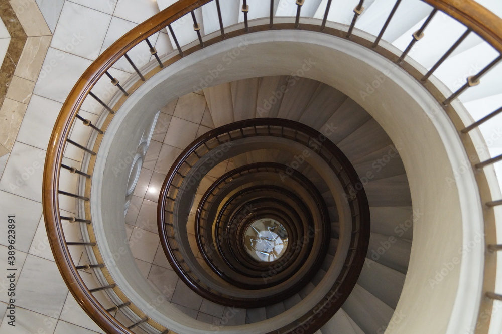 Fototapeta premium Rundtreppe Barcelona