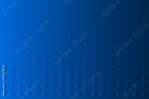 Textured blue background with 3d circles. Abstraction blue background with circles on the surface. Balls on a blue background. Vector illustration.