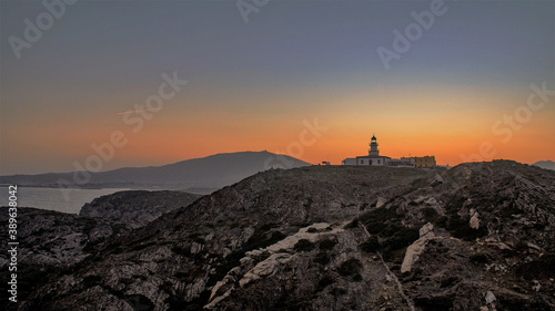 Mesmerizing shot of Cap de Creus lighthouse in Catalonia, Spain photo