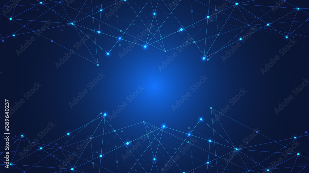 Global network connection. Abstract technology background with connecting dots and lines. Digital technology and communication concept. Global network connection. Abstract technology background with connecting dots and lines. Digital technology and communication concept.
