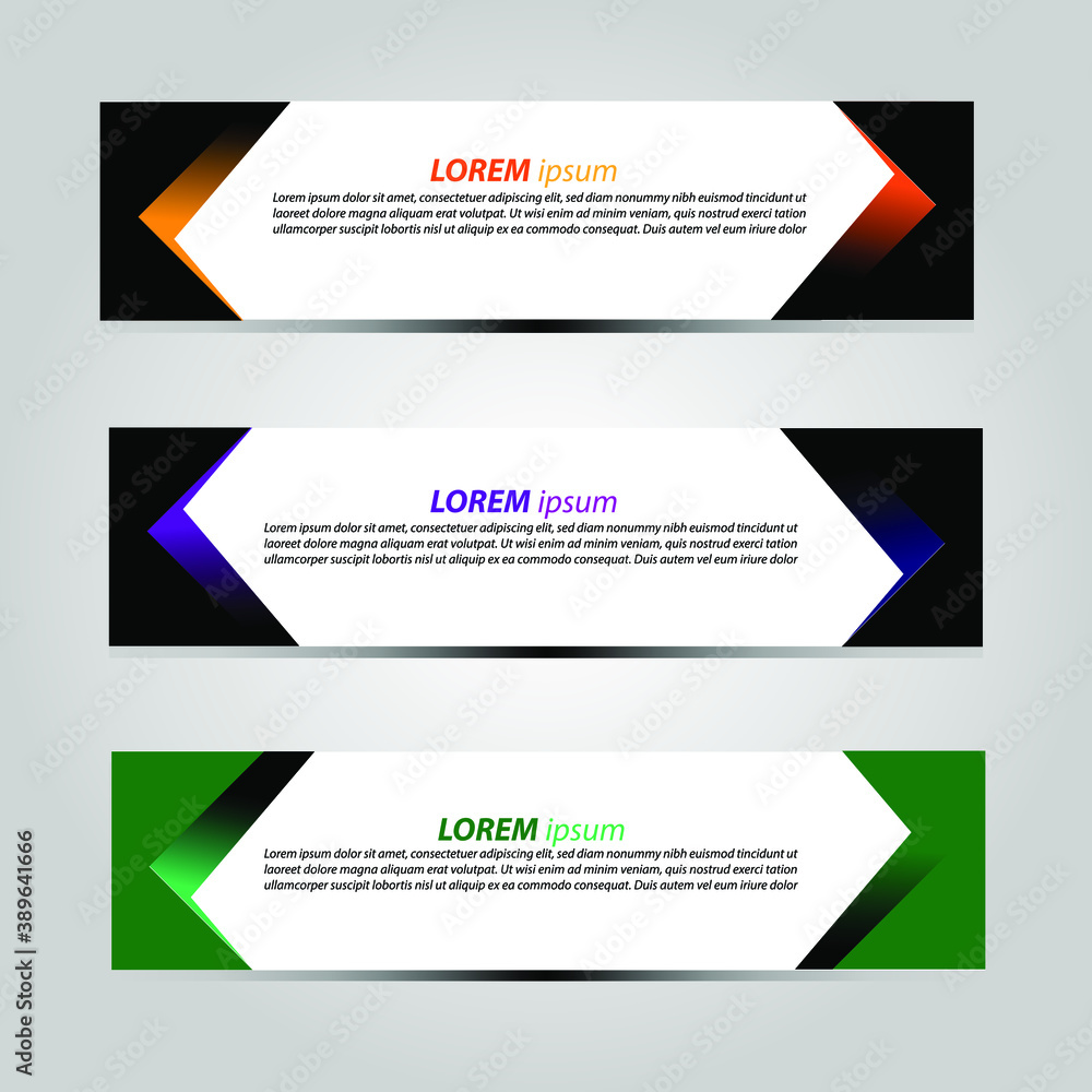 Banner Background Design Vector Template With Attractive And Simple Style with Three Designs
Banner Background Design Vector Template With Attractive And Simple Style with Three Designs