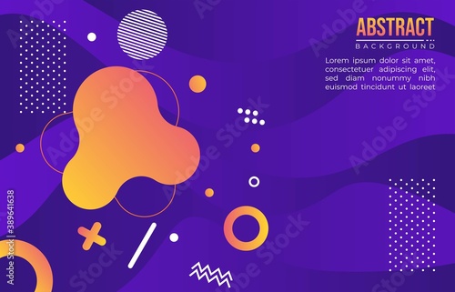 Liquid color background design. colorful elements with fluid gradient. Dynamic shapes composition. Vector illustration