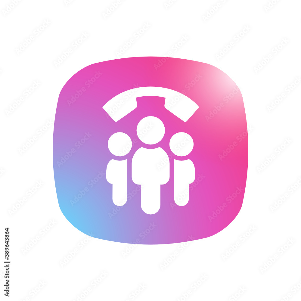 Contact Support - Mobile App Icon Contact Support - Mobile App Icon