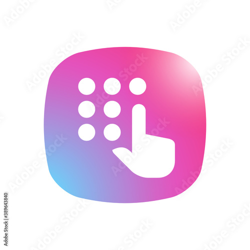 Pattern Lock - Mobile App Icon