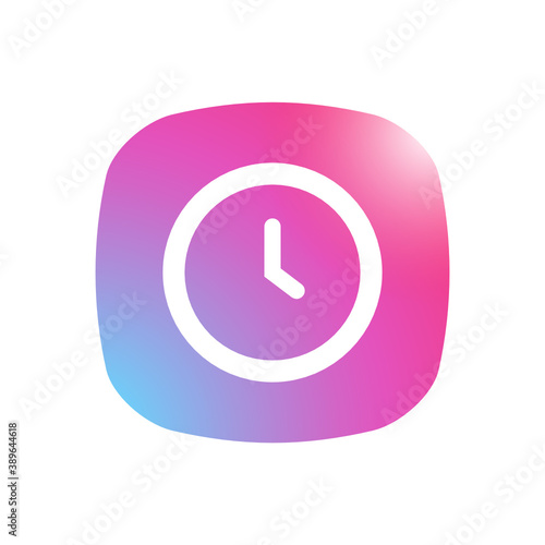 Clock - Mobile App Icon