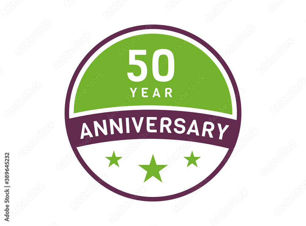 50 years anniversary image, 50 year Anniversary logo isolated on white background 50 years anniversary image, 50 year Anniversary logo isolated on white background