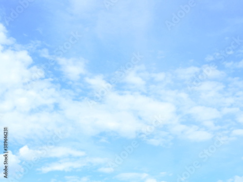 blue sky with clouds