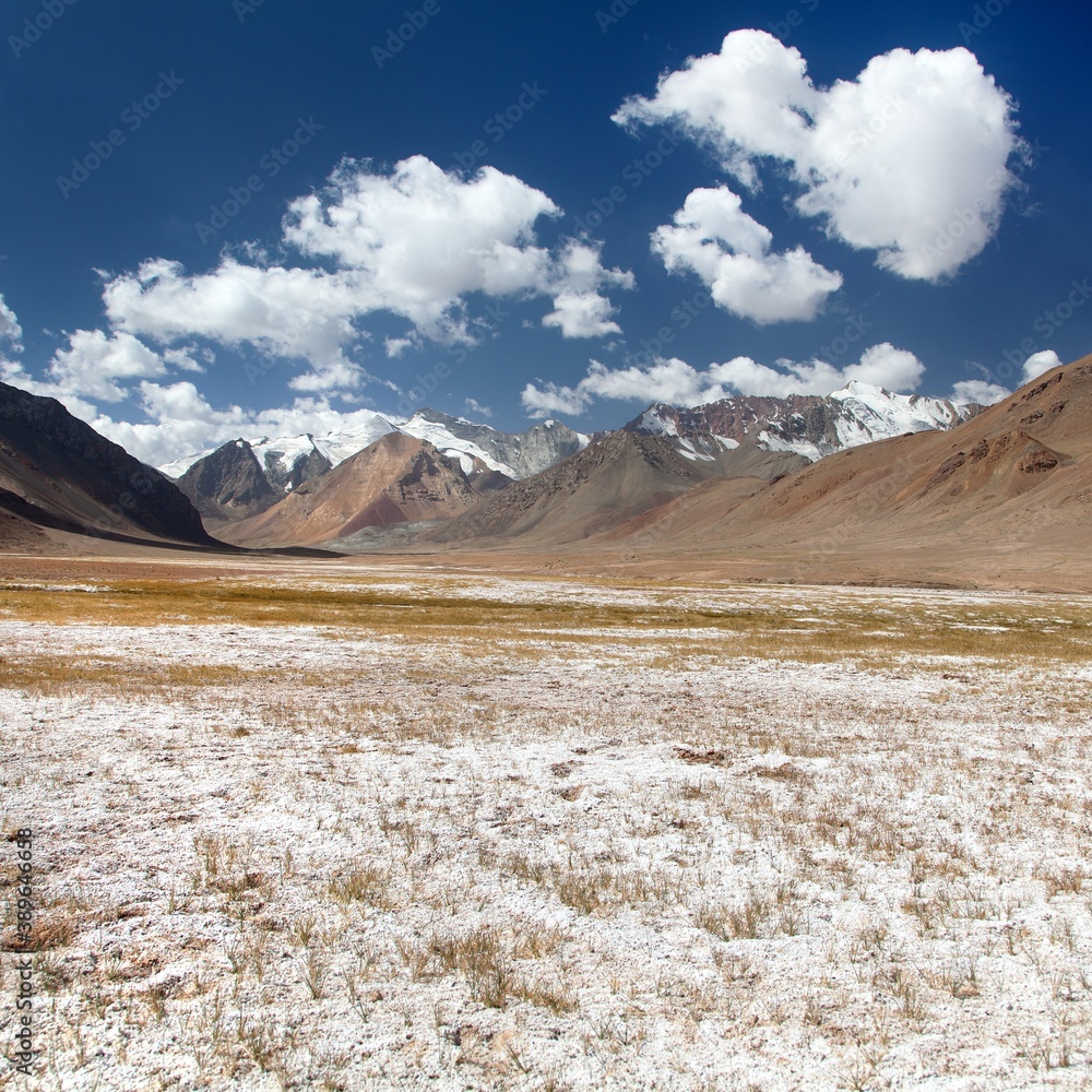 Pamir mountains Landscape in Tajikistan Pamir mountains Landscape in Tajikistan