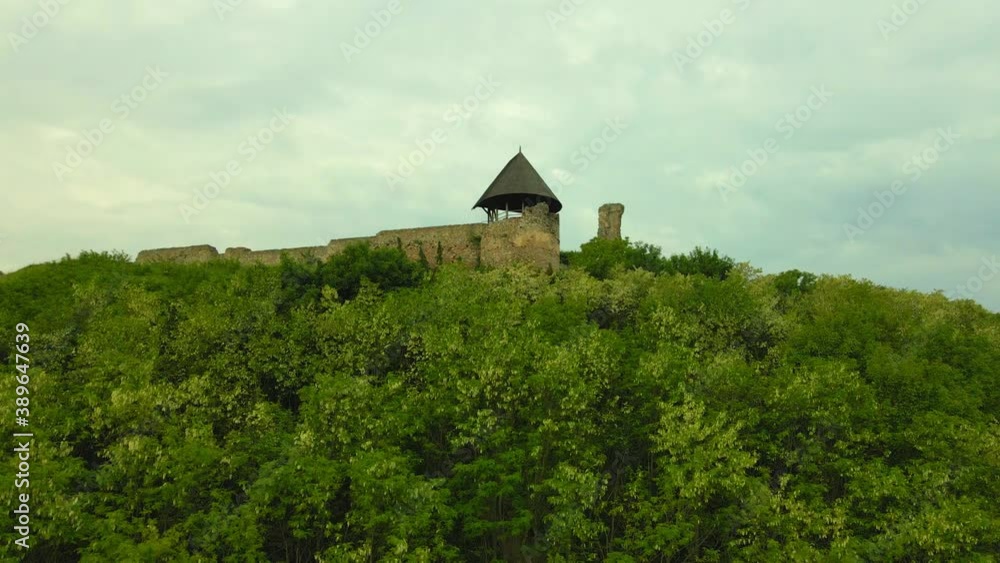 Aerial shot. Beautiful aerial video of Nograd castle. Shooting in 4K video. Cinematic Aerial Footage of a Hungarian castle. Hungary, Europe Aerial shot. Beautiful aerial video of Nograd castle. Shooting in 4K video. Cinematic Aerial Footage of a Hungarian castle. Hungary, Europe