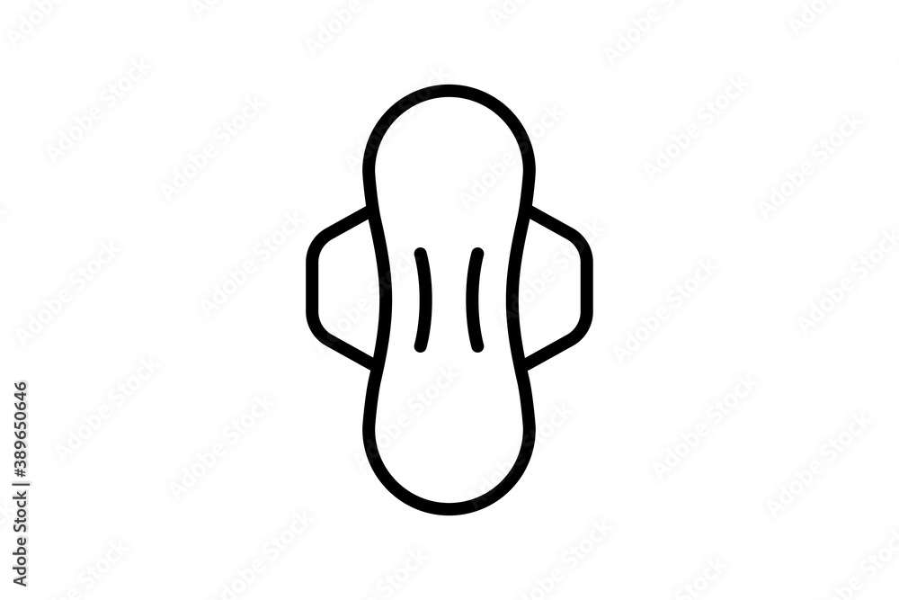 sanitary pad icon vector illustration sanitary pad icon vector illustration