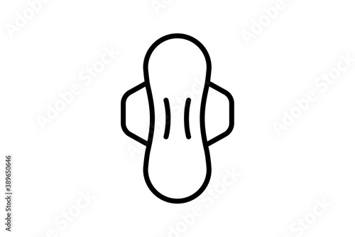 sanitary pad icon vector illustration