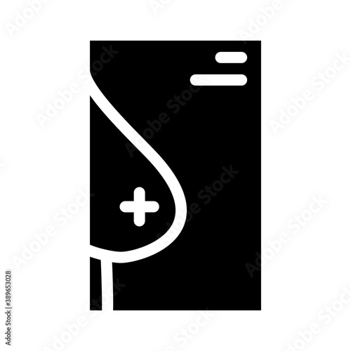 mammalogist snapshot glyph icon vector illustration sign