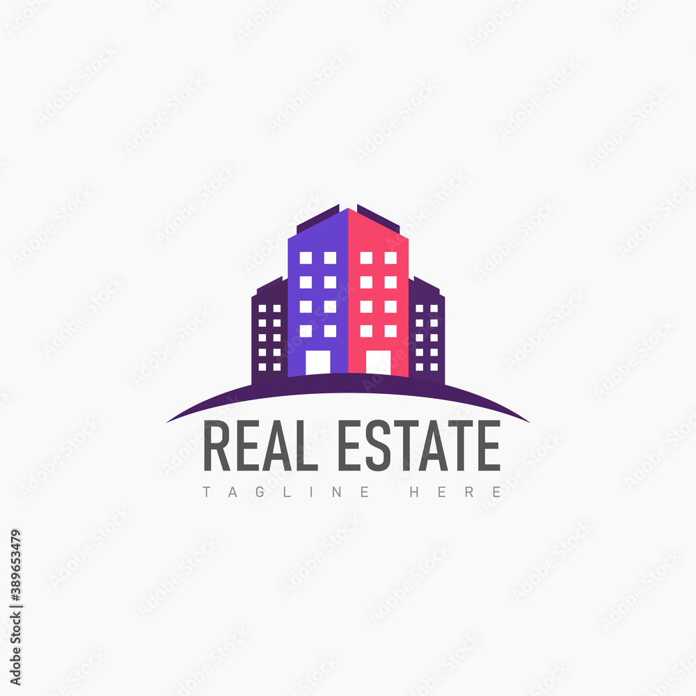 Real Estate Company Logo Icon Design