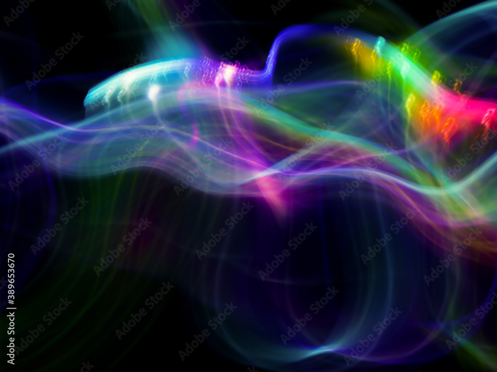 Abstrakte Bunte Linien Hintergrund.