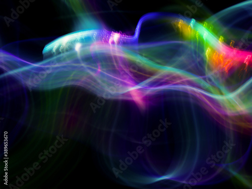 Abstrakte Bunte Linien Hintergrund.