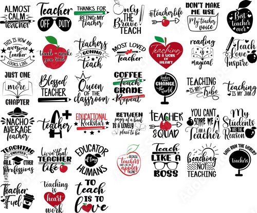 Set of quotes about teacher. Work quotes