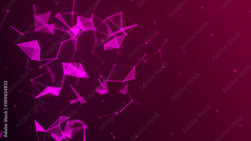 Network connection structure. Big data complex with compounds. Abstract purple digital background. Science background. 3D rendering. Network connection structure. Big data complex with compounds. Abstract purple digital background. Science background. 3D rendering.