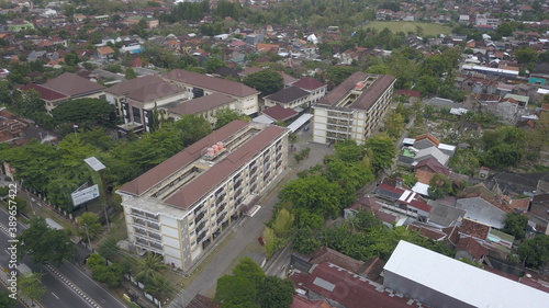 aerial view, the very magnificent Bantul government rental apartment building