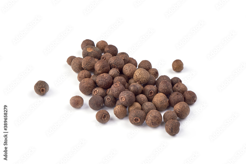 Allspice, isolated on white background Allspice, isolated on white background