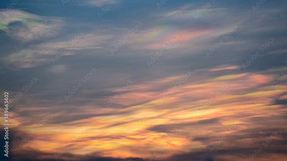 beautiful sunset twilight colorful cloud sky landscape background