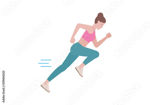 Symbol Speed the treadmill gradient. to help you lose some kilos as well as perform essential cardio exercises. Fitness and health concepts. illustration in cartoon style.