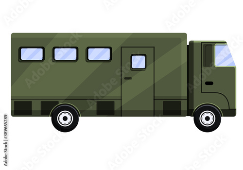 police car icon, vector illustration