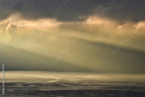 Lake Lucerne early sunlight