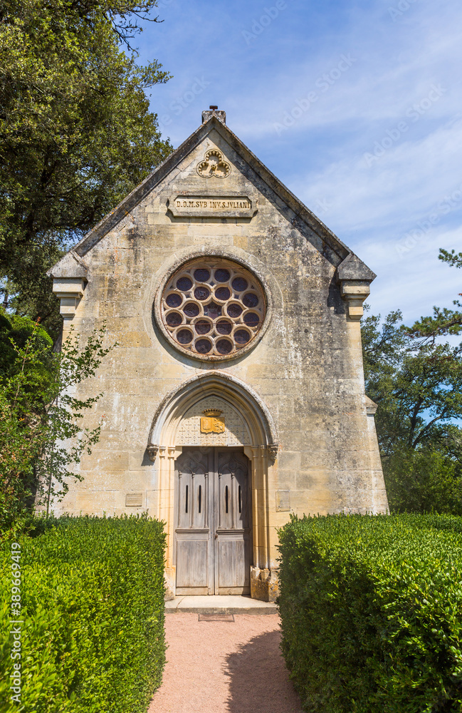 Naklejka premium Chapel from Les Jardins de Marqueyssac