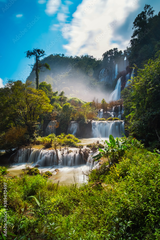 Thi Lo Su Waterfall, Tak province, Thailand