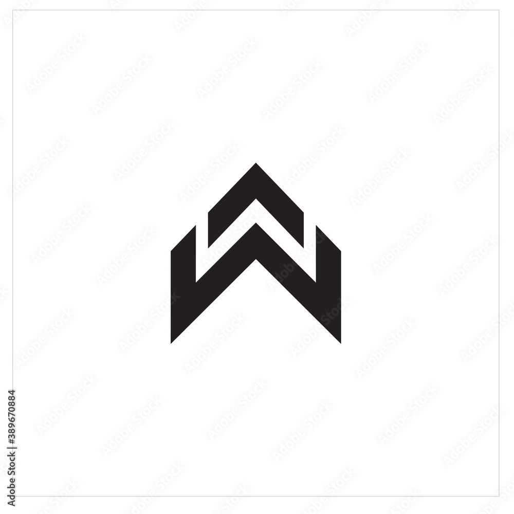 AW Logo Letter Vector Illustrator AW Logo Letter Vector Illustrator