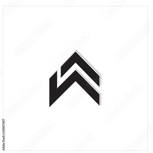 AW Logo Letter Vector Illustrator