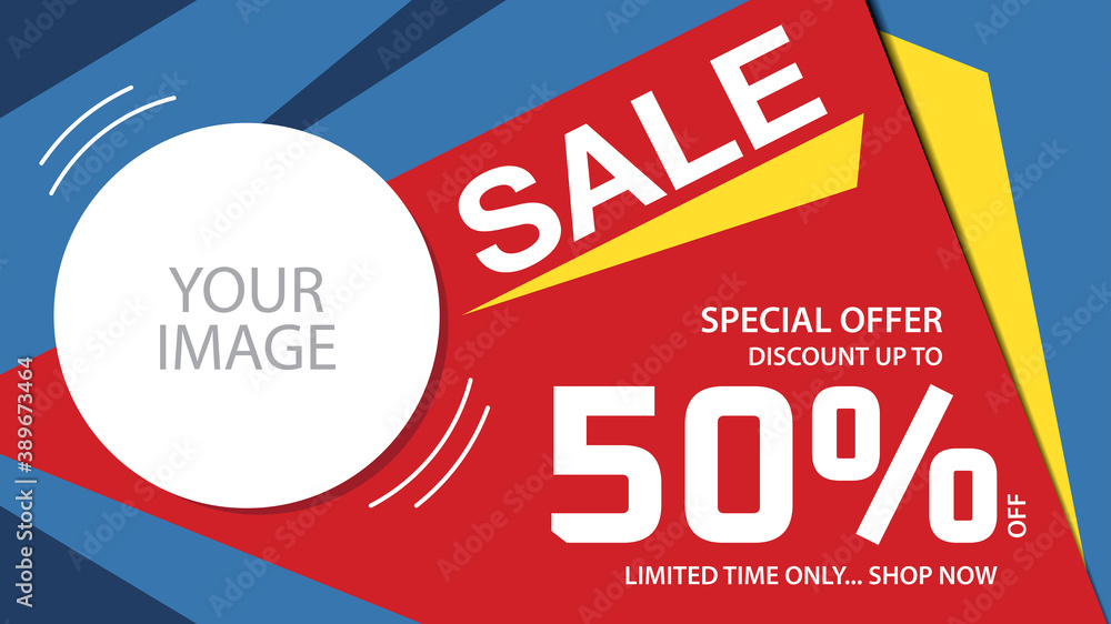 sale banner. abstract background. vector illustration