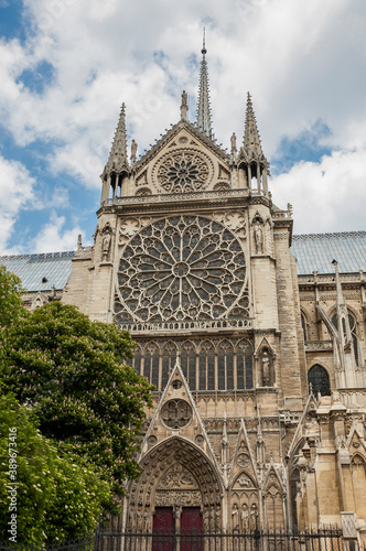 View of Notre-Dame de Paris Cathedral, Paris, France