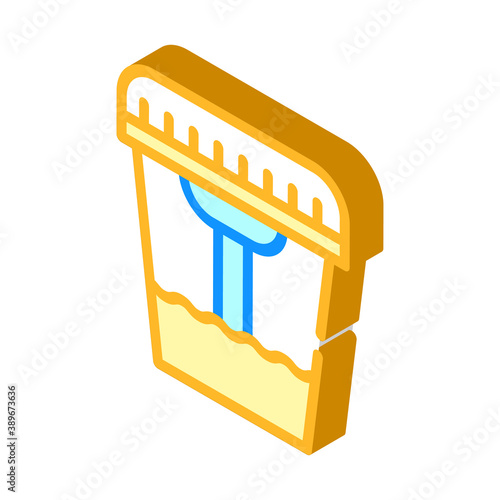 urine analysis isometric icon vector illustration sign