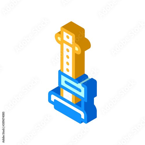anthropometry tool isometric icon vector illustration sign