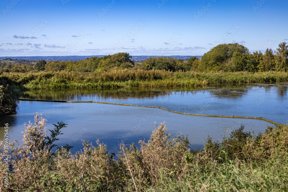 Lake by Caen Hill Locks, Wiltshire, England Lake by Caen Hill Locks, Wiltshire, England