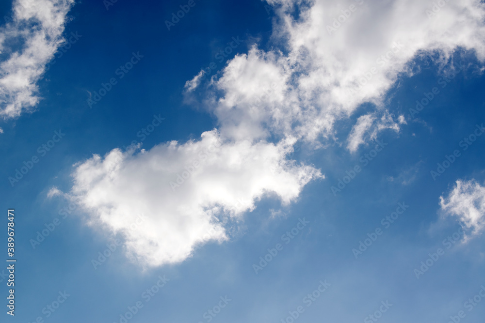 blue sky background with white clouds