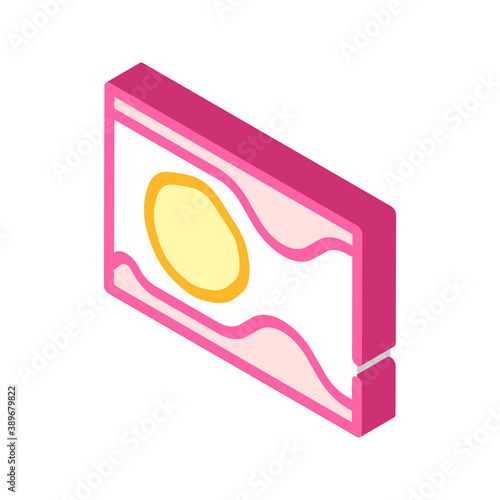 thrombus health problem isometric icon vector illustration