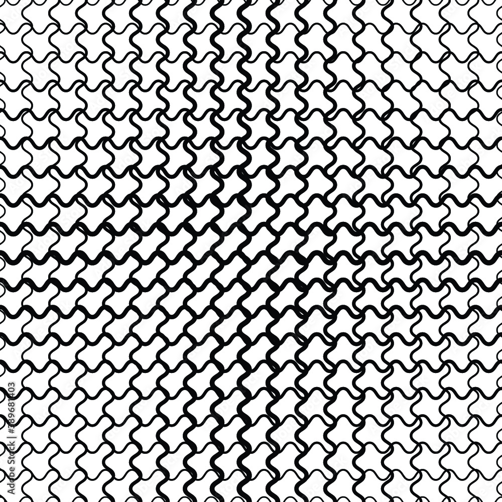 Fototapeta premium Modern Art Seamless Pattern. texture for your design.repeating geometric background.