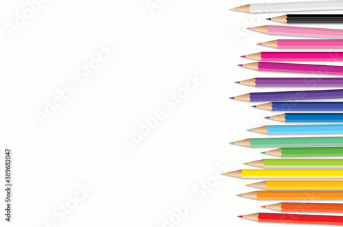 Creative, fashionable, minimalistic, school or office workspace. Flat lay. vector design EPS10.