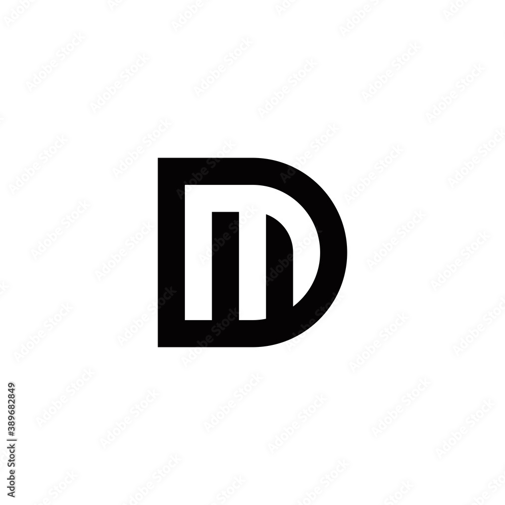 d m dm md initial logo design vector graphic idea creative d m dm md initial logo design vector graphic idea creative