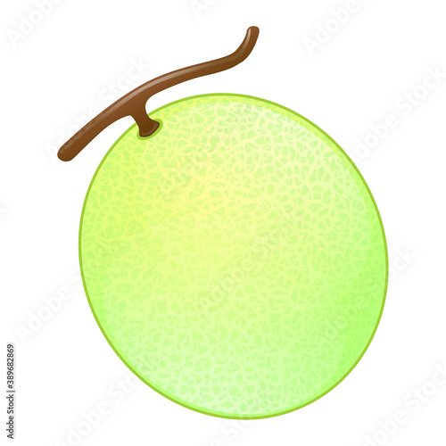 Melon Summer Fruit Emoji Vector Design. Art Illustration Agriculture Farm Product.