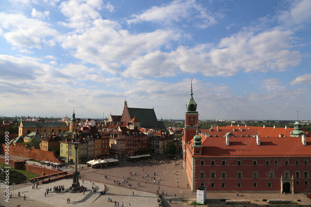 Stadtansichten von Warschau, die Hauptstadt von Polen