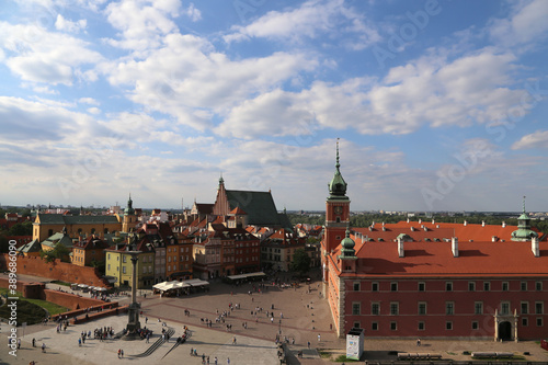 Stadtansichten von Warschau, die Hauptstadt von Polen