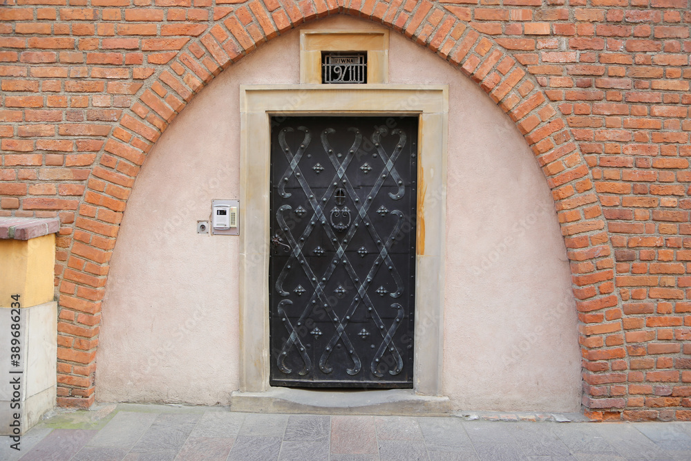 Fototapeta premium Stadtansichten von Warschau, die Hauptstadt von Polen