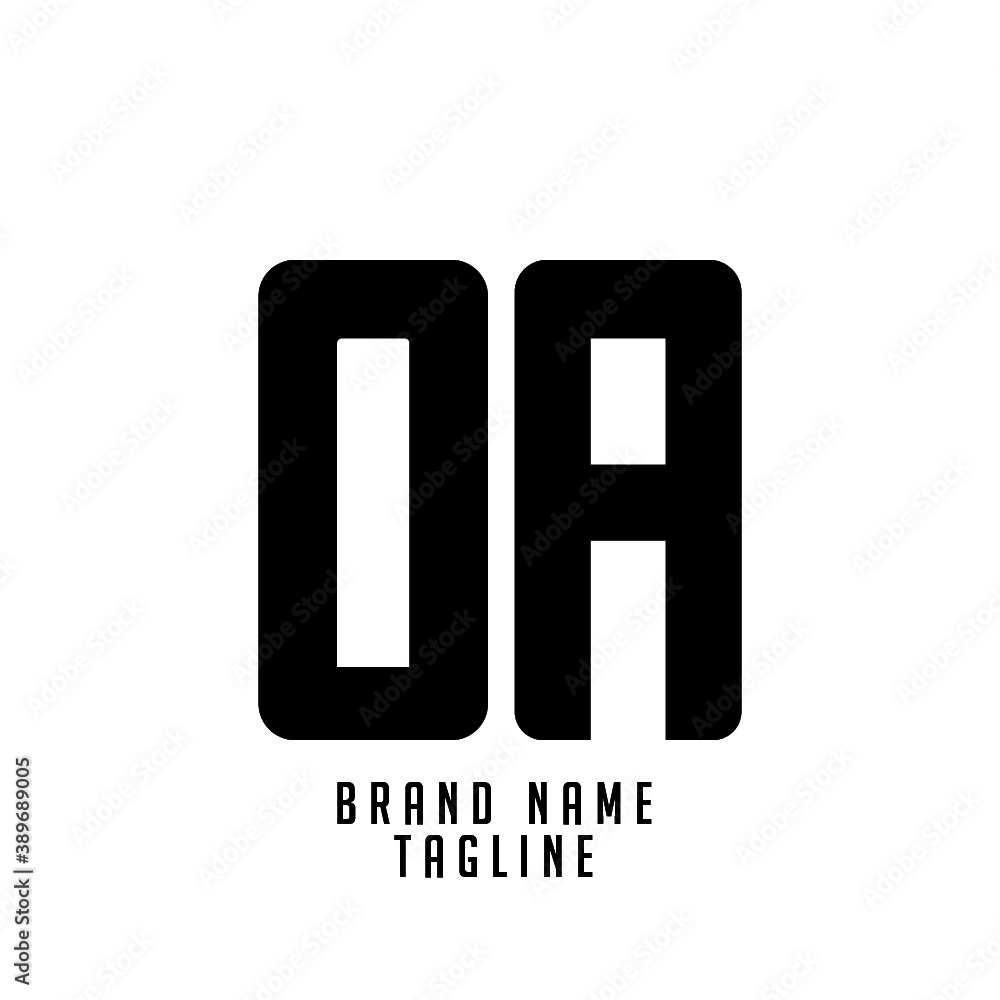 OA initials logo, name initials logo, company initials logo, person initials logo. OA initials logo, name initials logo, company initials logo, person initials logo.