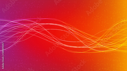 Colorful Digital Sound Wave Background,technology and earthquake wave diagram concept,design for music studio and science,Vector Illustration.