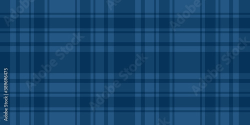 Blue Cage lumberjack seamless pattern. Wide stripes horizontal background. Vector stock checkered abstract backdrop. Trend Merry Christmas and New Year design texture